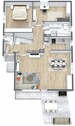 Grundriss-Skizze Obergeschoss - 
