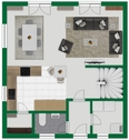 Grundriss-Skizze Erdgeschoss - 