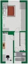 Grundriss-Skizze Obergeschoss linkes Haus - 