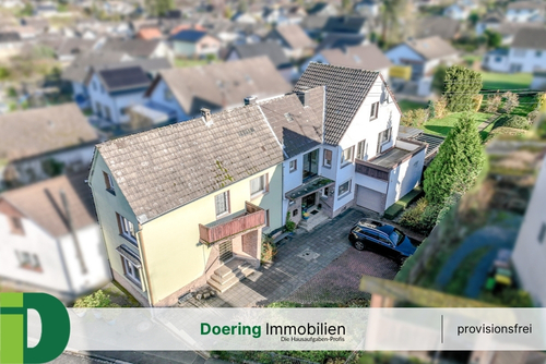 Luftbild - 2 Häuser + Baupotenzial in Heisterbacherrott!