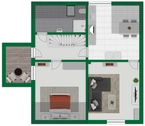 Grundriss-Skizze Obergeschoss - 