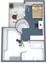 Grundriss-Skizze Dachgeschoss - 