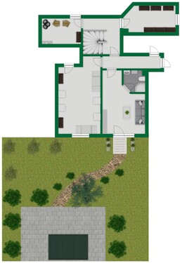 Gartengeschoss - 