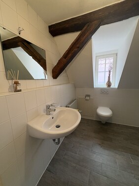 Bad - 3 Zimmer Maisonettenwohnung zum Kaufen in Langenbrettach