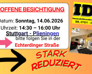 OPEN HOUSE – Offene Besichtigung - 14.06.2026 - Stuttgart Plieningen