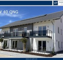KfW40 QNG Neubau: 3-Zimmer Etagenwohnung mit gehobener Ausstattung, Balkon und Ausblick über das Regental zu verkaufen - Pösing