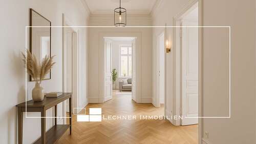 Visualisierung saniert - Wohnen und Arbeiten in zentraler Lage