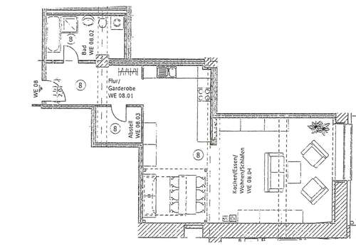 Uhlestr.WH8 - Loftwohnung mit tollem Flow - 103.200,00 EUR Kaufpreis, ca.  79,00 m² Wohnfläche