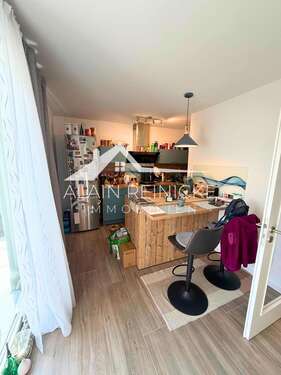 Blick in die Küche - 