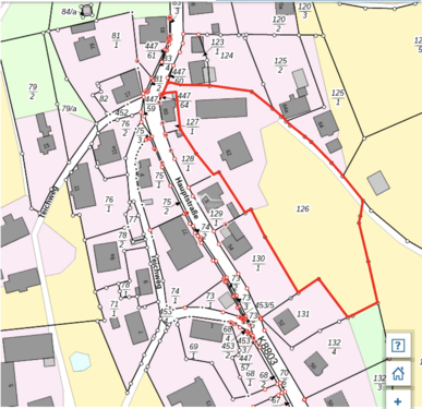 Flurkarte - bau auf 720m2 in Burkhardsdorf - Meinersdorf
