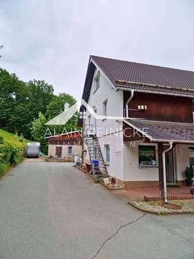 Außenansicht - große Wohnung mit EBK, königlichem Bad und Dachterrasse