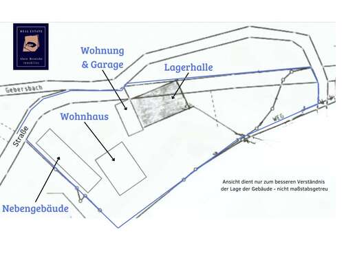 Lageplan Gebäude - Ein Anwesen für Visionäre – Platz für Ideen, Menschen & Möglichkeiten