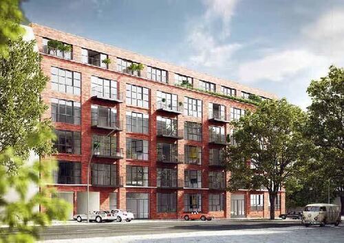 Visualisierung Fassade Tag - Stylisches Loft Apartment mit über 8 % Rendite