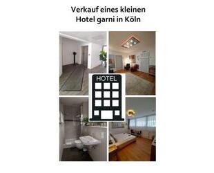 Verkauf eines kleinen Hotel garni in Köln voll genehmigter Beherbergungsbetrieb mit 8 Betten 4 Zimmern, studentisches Wohnen denkbar