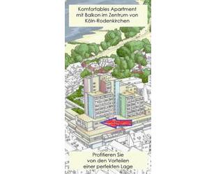 Komfortables Apartment mit Balkon im Zentrum von Rodenkirchen Profitieren Sie von den Vorteilen einer perfekten Lage - Köln