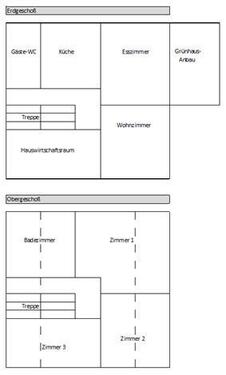 Grundriß-Skizze (ohne Maßstab, ohne Gewähr) - 