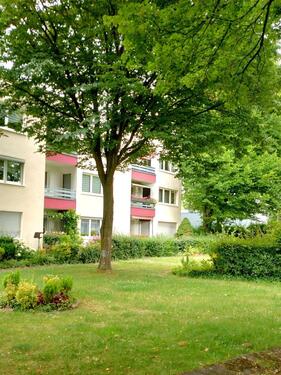 Gebäuderückseite, Garten - Großzügige 6-Zimmer Wohnung mit Balkon und Gartenmitbenutzung, ruhige und grüne Wohnlage, kleine Eigentümergemeinschaft