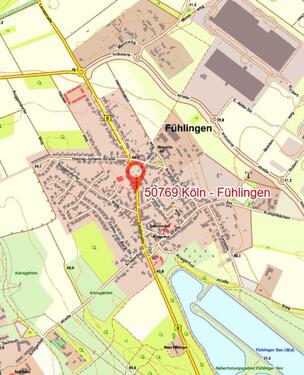 Gute Wohnlage am Fühlinger See - Köln-Fühlingen Erstklassiges Baugrundstück zur Errichtung einer DHH, ca. 450 m²