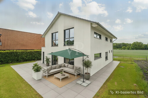 Rückansicht KI-basiertes Bild - 5 Zimmer Einfamilienhaus in Hopsten