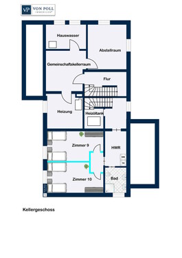 Kellergeschoss nach Umbau - 