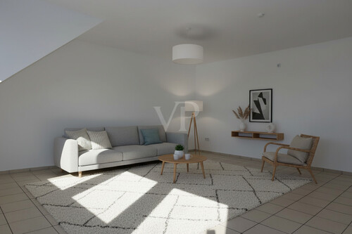 Wohnbereich_KI möbliert - Dachgeschoßwohnung mit 79,66 m&sup2; in Emsbüren zur Miete