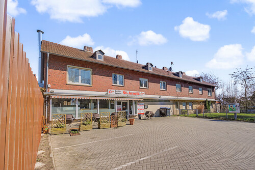 Außenansicht Geschäft - Wohn- & Geschäftshaus mit 421,41 m&sup2; in Neuenkirchen zum Kaufen