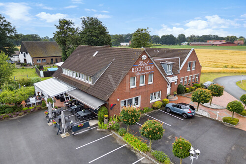 Luftbildaufnahme - 10 Zimmer Hotel, Pension, Gasthof zum Kaufen in Rheine