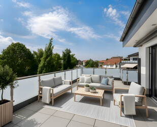 Exklusives Penthouse mit großzügiger Dachterrasse – stilvolles Wohnen auf gehobenen Niveau - Rheine-Mesum