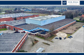 Luftbild_Aschendorf - 10 flexible Lagerhallen ab 2,50 EURm², verschiedene Hallengrößen, Nutzungen oder Laufzeiten möglich!