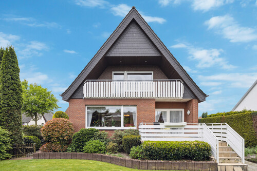 Rückansicht Garten - Einfamilienhaus mit 190,00 m² in Ibbenbüren zum Kaufen