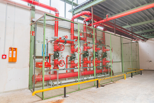 Sprinkleranalage, Brandschutz - Lagerhaus in Papenburg