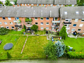 Luftbildaufnahme Frontansicht / Gartenbereich - 