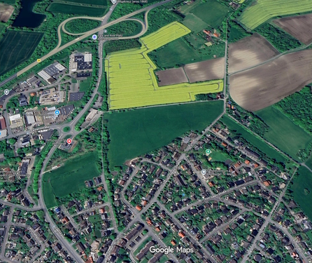 West-Ansicht - Grundstück in Altenberge