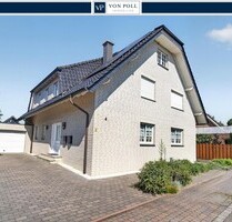 Wohnen wie im eigenen Haus – Große Erdgeschosswohnung mit Traumgarten und Garage im Zweiparteienhaus - Olfen