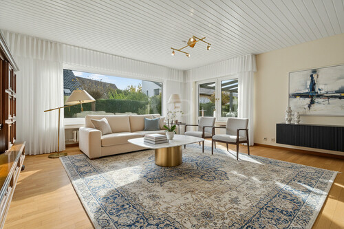 Homestaging EG Wohnzimmer - gemütlich - 