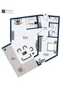 Titelbild - Zentrumsnahe 2-Zimmerwohnung mit Eckbalkon