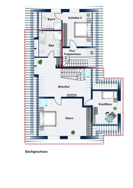 Haupthaus Dachgeschoss - 