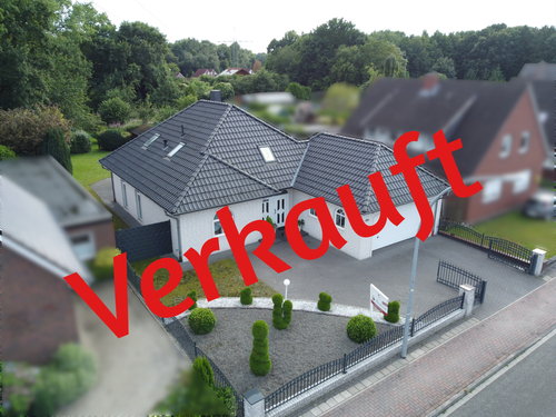 Von oben - Gepflegter, ausgebauter Bungalow am Obenende!