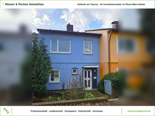 Vorderansicht - *Rohdiamant mit Potenzial! Großzügiges Reihenhaus in begehrter Wohnlage von Hanau-Steinheim*
