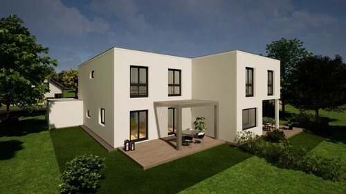 Gartenansicht - 1 Zimmer Doppelhaushälfte zum Kaufen in Hofheim