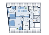Grundriss DG - 2.5 Zimmer Dachgeschoßwohnung in Meerbusch