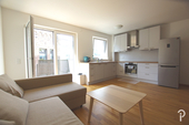 Wohnbereich mit offener Küche - 2 Zimmer Etagenwohnung in Meerbusch