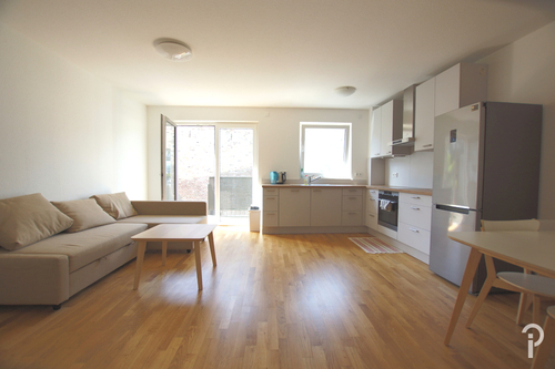 Wohnbereich mit offener Küche - Etagenwohnung mit 68,30 m&sup2; in Meerbusch zur Miete