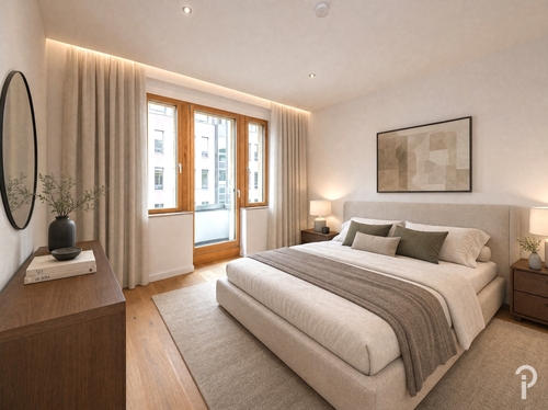 Schlafzimmer (Möblierungsbeispiel) - 