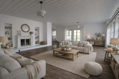 Wohnzimmer Einrichtungsbeispiel - Villa mit 442,65 m&sup2; in Hüllhorst zum Kaufen