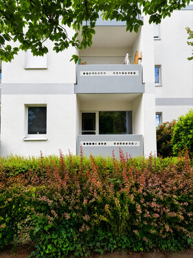 Loggia - 1 Zimmer Erdgeschoßwohnung in Lübbecke