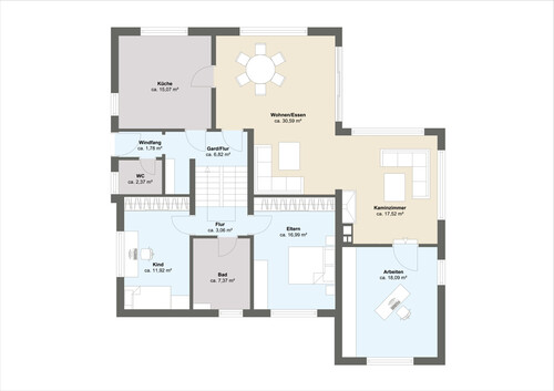 Eschenweg 9, 32609 Hüllhorst - Erdgeschoss - - 
