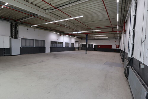 Halle hinterer Bereich Blick von Anlieferung in Halle - Lagerhaus in Bad Oeynhausen / Sundern zur Miete