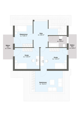 Bremer Str. 49, Uchte - Obergeschoss - ZKA5EF-2 - 