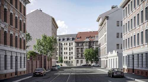 Visualisierung - Stilvolle 3-Zimmer-Wohnung mit Balkon in Toplage Leipzig-Stötteritz